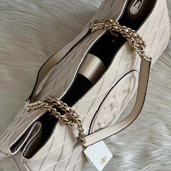 Tory Burch Fleming Soft Chain Tote (152337) NEW - Picture 4 of 12